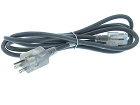 Power Cord 8ft. UL Listed NEMA 5 to IEC C13
