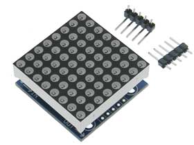 8X8 Red Programmable LED Matrix
