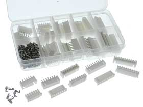 25 Pair - JST-XH 2.54mm Pitch Straight Connector Kit 6, 7, 8, 9 & 10 Pin