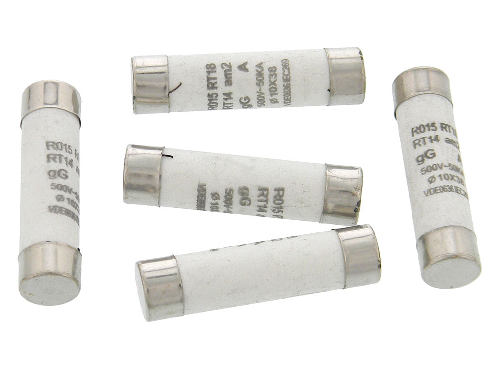 10 x 38mm RO15 Ceramic Fuse 