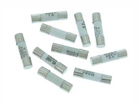 Pack of 10 - 1 each 1-20Amp 5 x 20mm GMA / GDA Ceramic Fuse