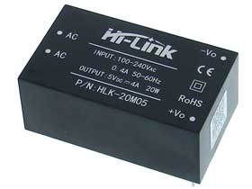 5 Volt - 4A Power Supply Module - 100-264VAC Input