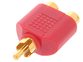 RCA Male to Dual RCA Female 