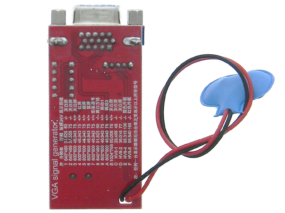 VGA Signal Generator LCD Tester 15 Signal Output USB Battery Dual Power Supply VGA Signal Generator LCD Tester 15 Signal Output USB Battery Dual Power Supply