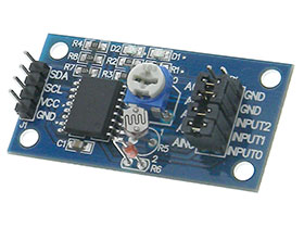 4 Channel ADC with 1 DAC for Microcontrollers - I2C