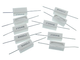 Pack of 10 - 1.0 Ohm 5W Power Resistors
