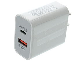 Smart Wall Charger for USB Type-C QC3.0 PD Devices - 20W