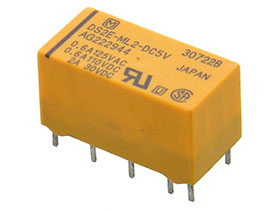 5VDC Dual Coil Latching DPDT Relay