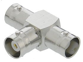 BNC Type Connector - Female 3 Way (Tee)