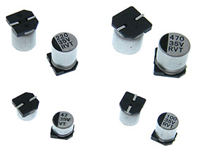 Pack of 8 - 35Vdc SMD Electrolytic Caps - 2ea of 4 Values