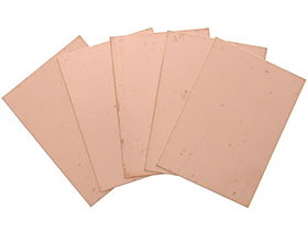 Pack of 5 - 70mm X 100mm Single Side Copper Clad Board