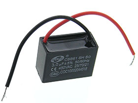 AC Motor Capacitor - 450VAC - 3.0uF