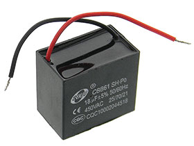 AC Motor Capacitor - 450VAC - 18uF