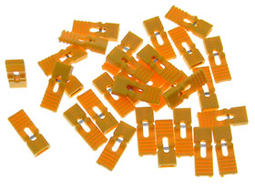 Pack of 25 - Long Grip Header Jumpers - 2.54mm (0.1