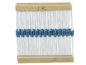 Pack of 100 - 1K Ohm 1/4 Watt 5% Resistor