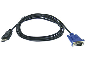 HDMI Male to VGA Male Cable - 1.8m