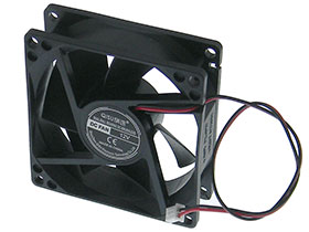 12VDC 80mm X 25mm Box Fan - QISU