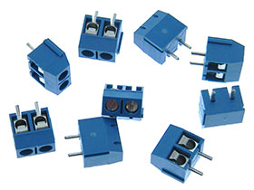 Pack of 10 - 2 Position 5mm PCB Terminal Block