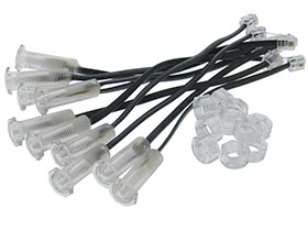 Pack of 10 - RGB LED Panel Lamp - 12VDC
