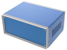 6-5/8in X 2-15/16in X 5-1/8in Blue Instrument Case