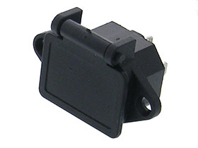 Power Inlet - IEC C-14 Chassis and Mounting Ears with Cover
