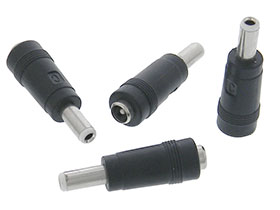 Pack of 4 - 5.5/2.1mm Jack To 5.5/2.5mm Plug  Adapter