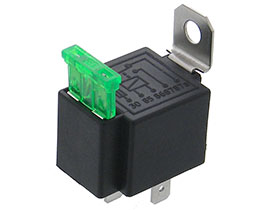 12VDC SPDT Automotive Relay - with 30A Fuse