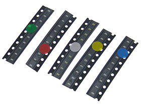 Pack of 50 - SMD 603 LEDs 10 each RBGYW