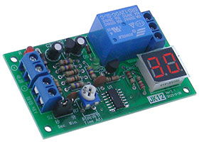 Retriggerable Time Delay Relay - Delay on Break - 12VDC