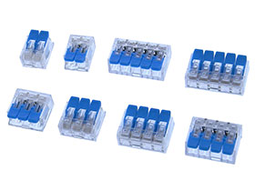 Pack of 8 -  2ea 2,3,4 & 5 Position Lever Action Wire Splice