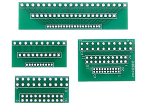 1each of 4 Types - 10/20 pin 1.27/2.0/2.54mm Pitch Adapters