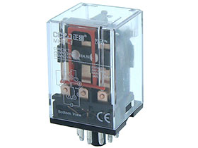 3PDT 10A  Relay - 11 Pin Round Base - 12VDC