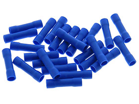 Butt Splice, Blue for 14-16AWG, 25Pcs.