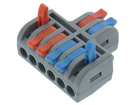 2 Circuit - 3 Way - Lever Action Wire Splitter, Splice