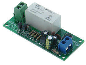 12VDC- Bi-Stable (Alternate Action) 16A SPST Relay Board
