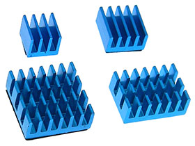4 Pc. Set - Raspberry-Pi  4/4B Heatsinks