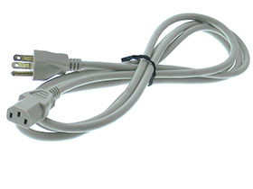 USED - Power Cord 8ft. UL Listed NEMA 5 to IEC C13