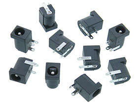 Pack of 10 - P.C. Mount - 5.5mm x 2.5mm Coaxial Power Jack