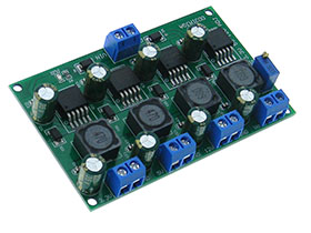 3.3, 5, 12V  Fixed + 1 Adj. Output Power Supply