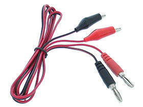 35mm alligator clip to 4mm banana plug
