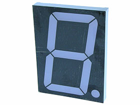 5in. Common Anode Red LED, 7 Segment Display