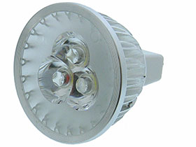 LED Bulb, MR16 3W, 12VAC/DC