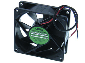 12VDC 3-1/8in (80mm)  Sq. X 1in  (25mm) Box Fan, NMB