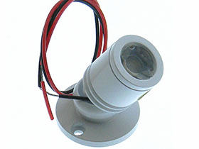 12V DC High Brightness, 2W Micro Spotlight  White