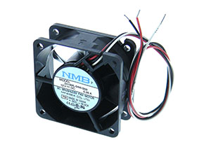 12VDC. 2-3/8in. Square X 1in. Box Fan. NMB