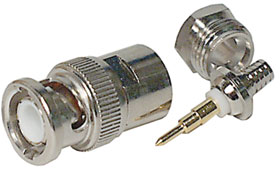 BNC-M 3PC. SOLDER CONNECTOR. RG-59 CABLE